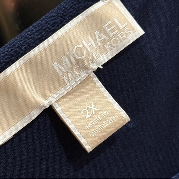 Michael Kors Navy Blouse - Picture 3 of 9
